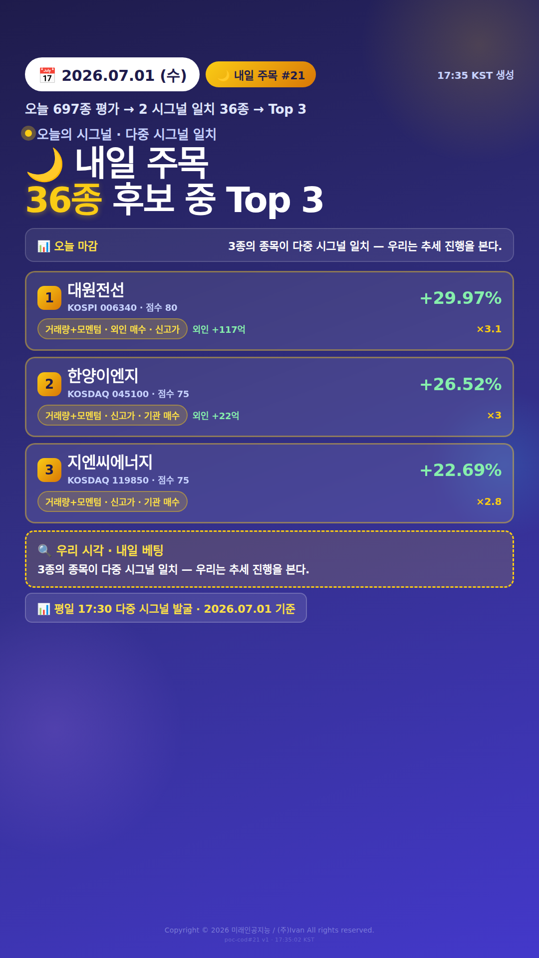 내일 주목 종목 3